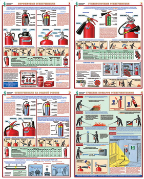ПС33 Первичные средства пожаротушения  (ламинированная бумага, А2, 4 листа) - Плакаты - Пожарная безопасность - Интернет магазин - все для техники безопасности, охраны труда, пожарной безопасности - стенды, дорожные знаки, плакаты. Доставка по России